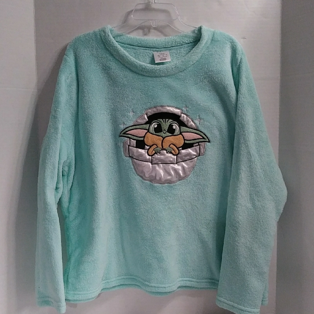 Disney Star Wars Baby Yoda  SleepWear Fleece Sweatshirt Size 3X *NWOT*